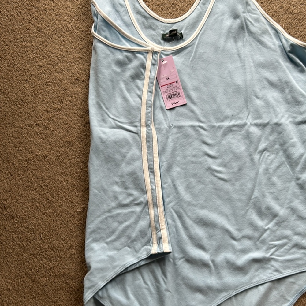 3/$10 Wild Fable Bodysuit Blue Sz 3XL - Picture 3 of 4